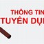 Thông Báo Tuyển Dụng Thuế 2020 Hà Nội 2